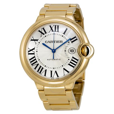 cartier watch silver and gold|cartier 18k gold watch price.